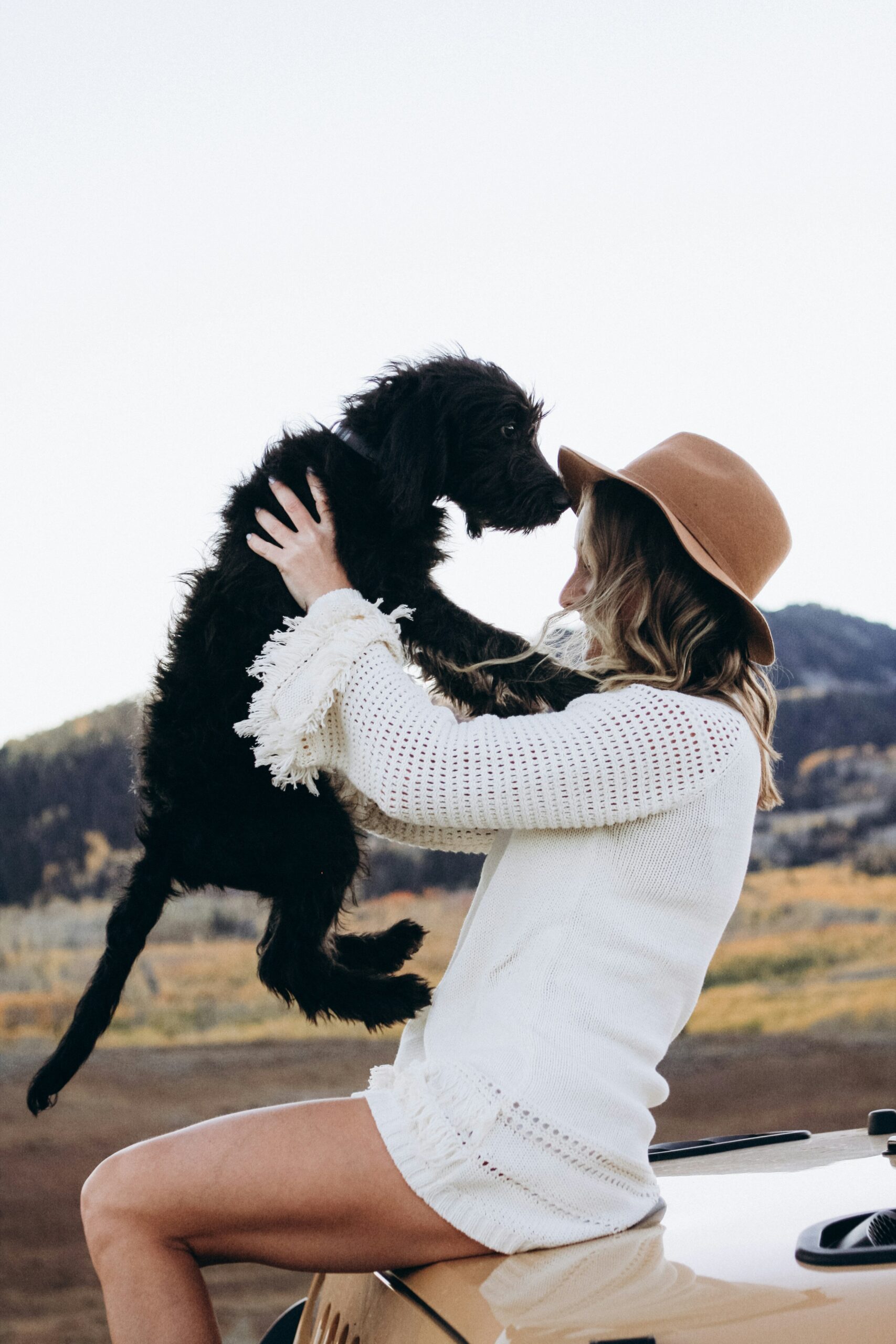 Woman peacefully enjoying an ordinary moment living in the present moment